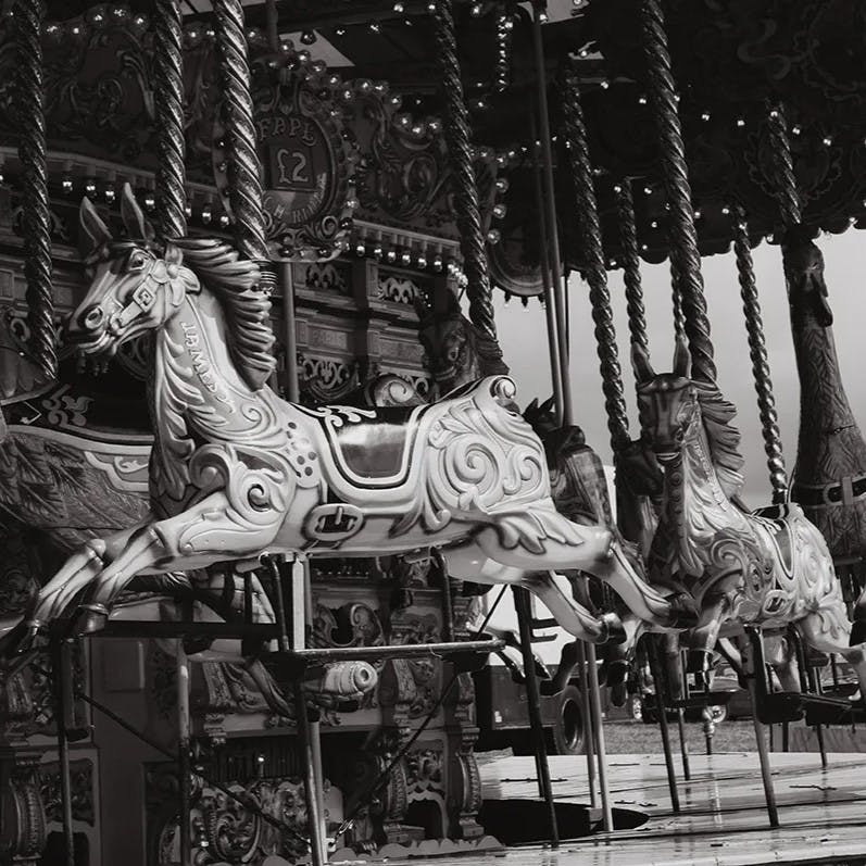 Vintage carousel.