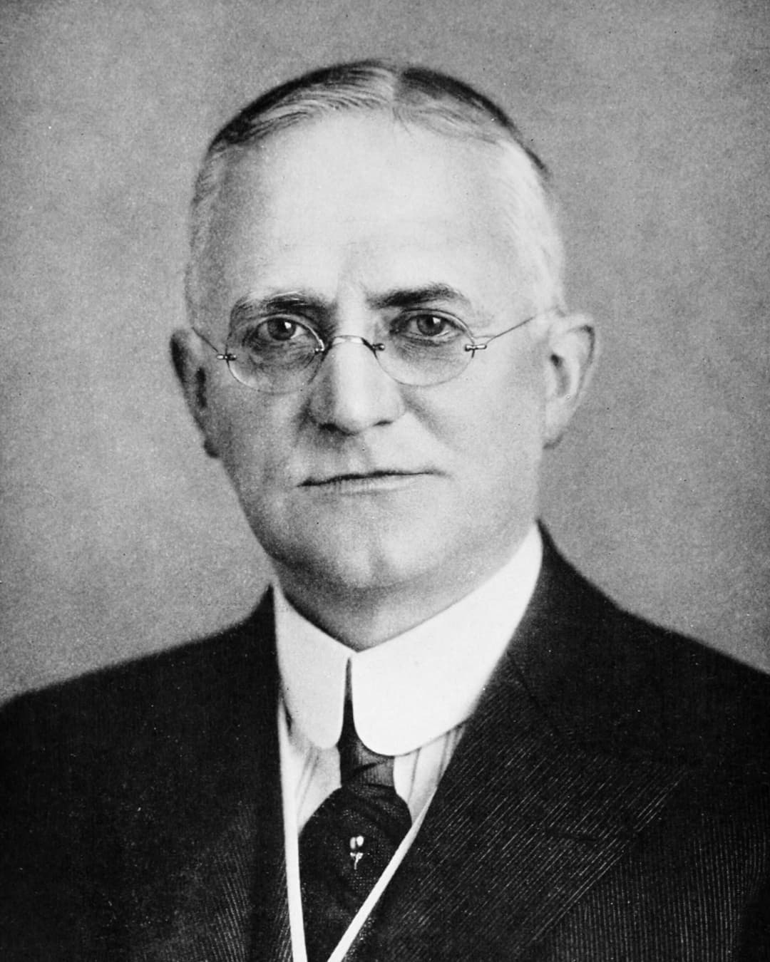 Portrait of George Eastman.