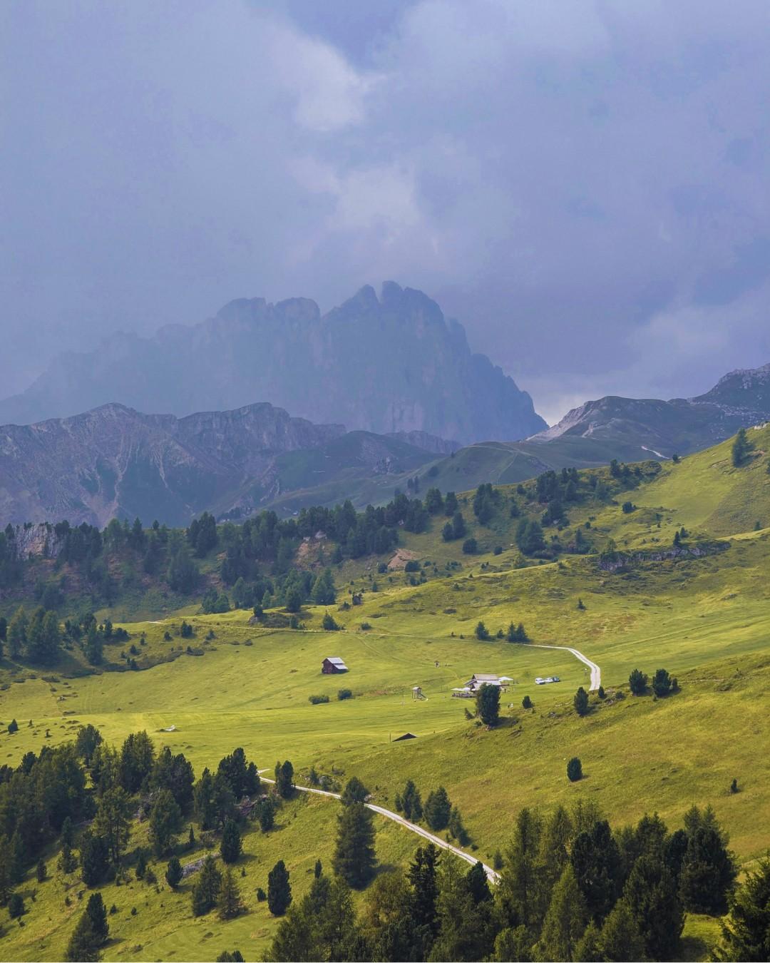 High vantage point from a mountain.